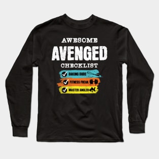 aven checklist Long Sleeve T-Shirt